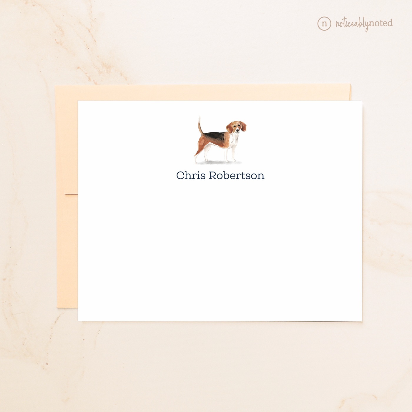 Beagle Dog Flat Cards