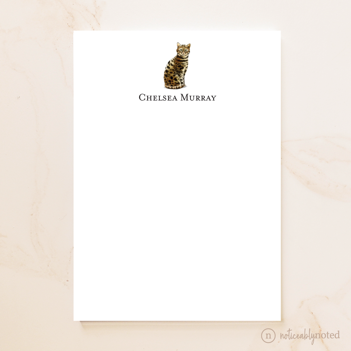 Bengal Cat Notepad