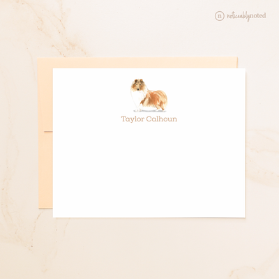 Collie Dog Flat Cards