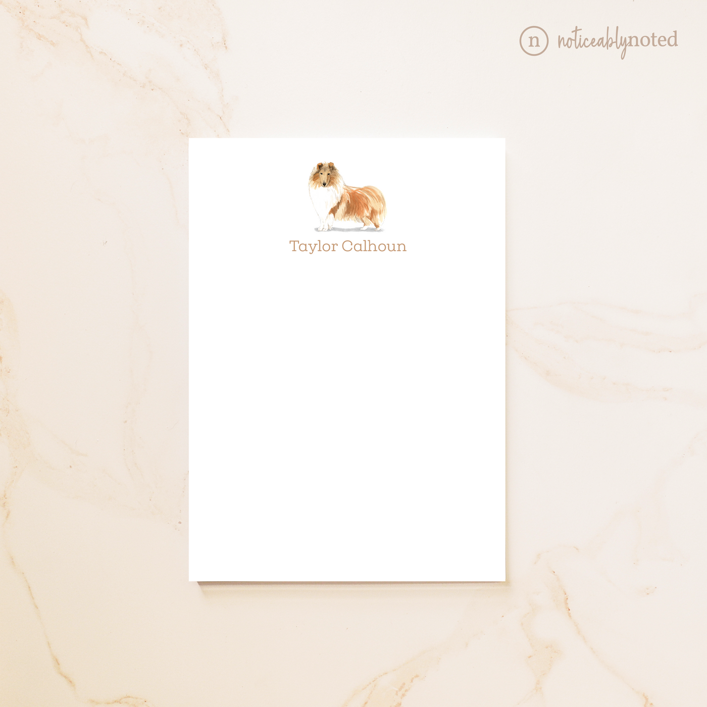 Collie Dog Notepad