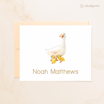 Duck Folded Note Cards
