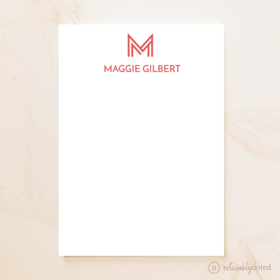 Monogram Personalized Notepad | Noticeably Noted