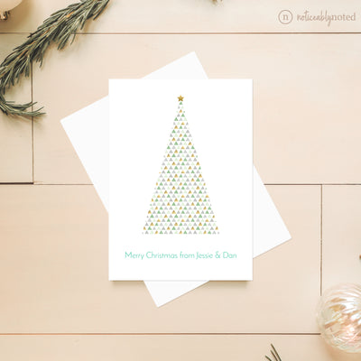 Triangle Tree Christmas Card | Noticeably Noted