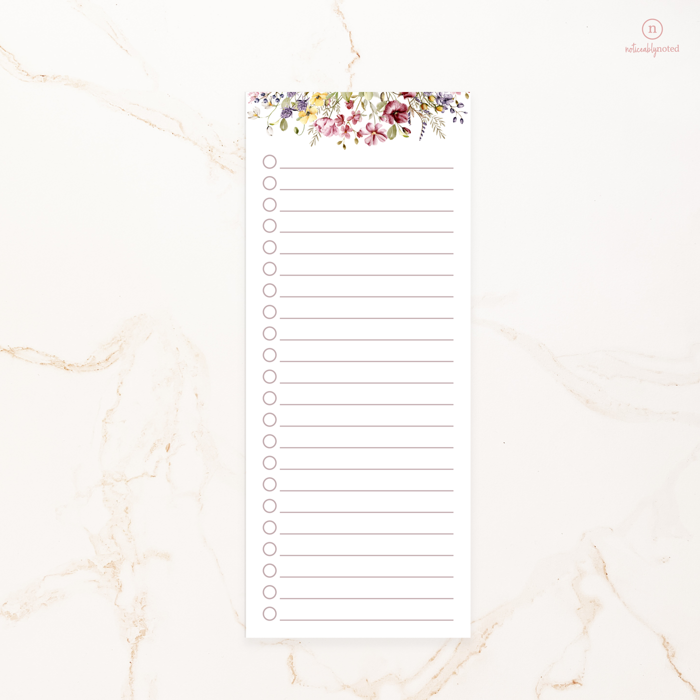 Wildflowers Notepad | Noticeably Noted