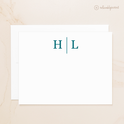 Monogrammed Personalized Note Cards | Noticeably Noted