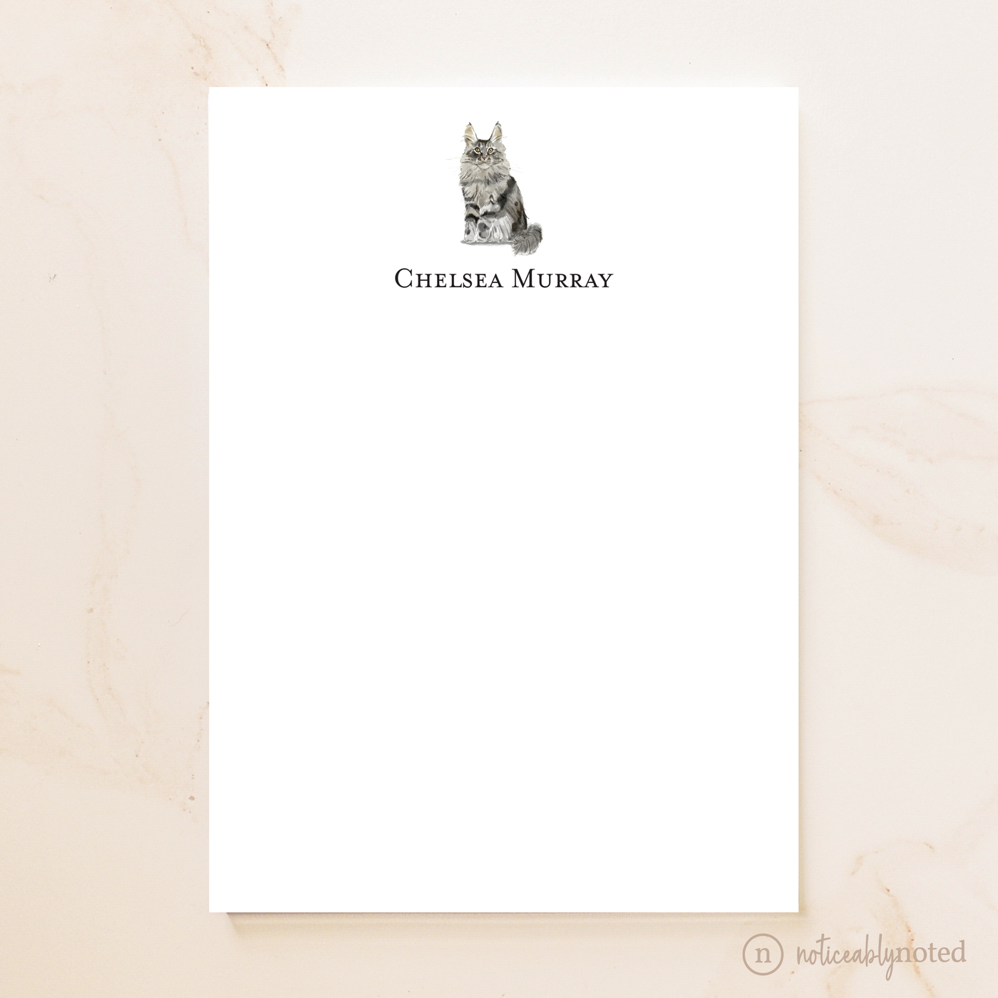 Maine Coon Cat Notepad