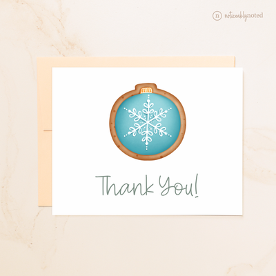 Ornament Cookie Folded Thank You Cards | Noticeably Noted