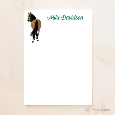 Red Dun Horse Notepad (#27)