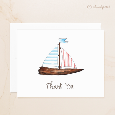 Sailboat Thank You Note Cards | Noticeably Noted