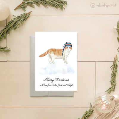 Scottish Fold Holiday Card | Noticeably Noted
