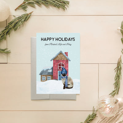 Siamese Holiday Card | Noticeably Noted
