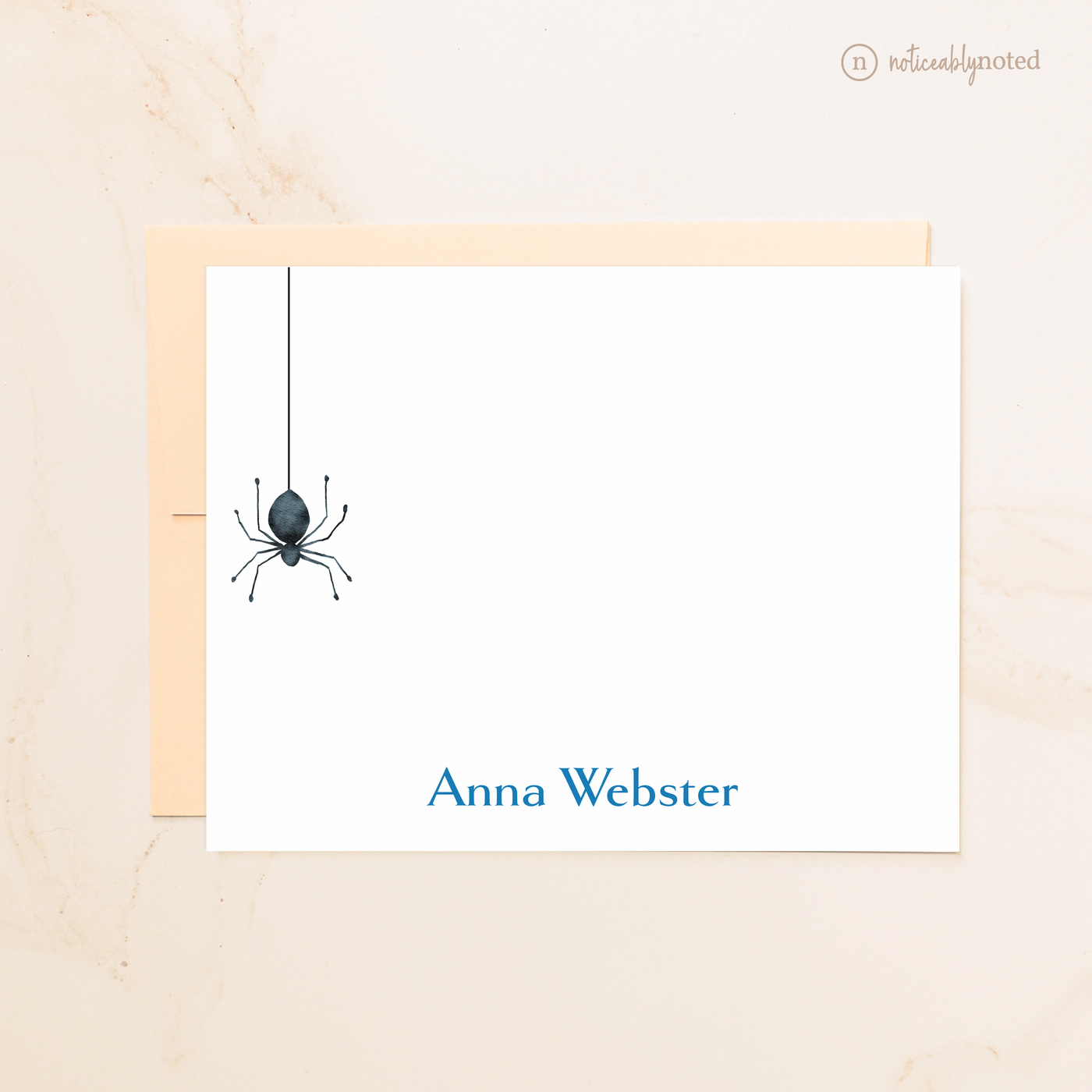 Spider Personalized Flat Cards