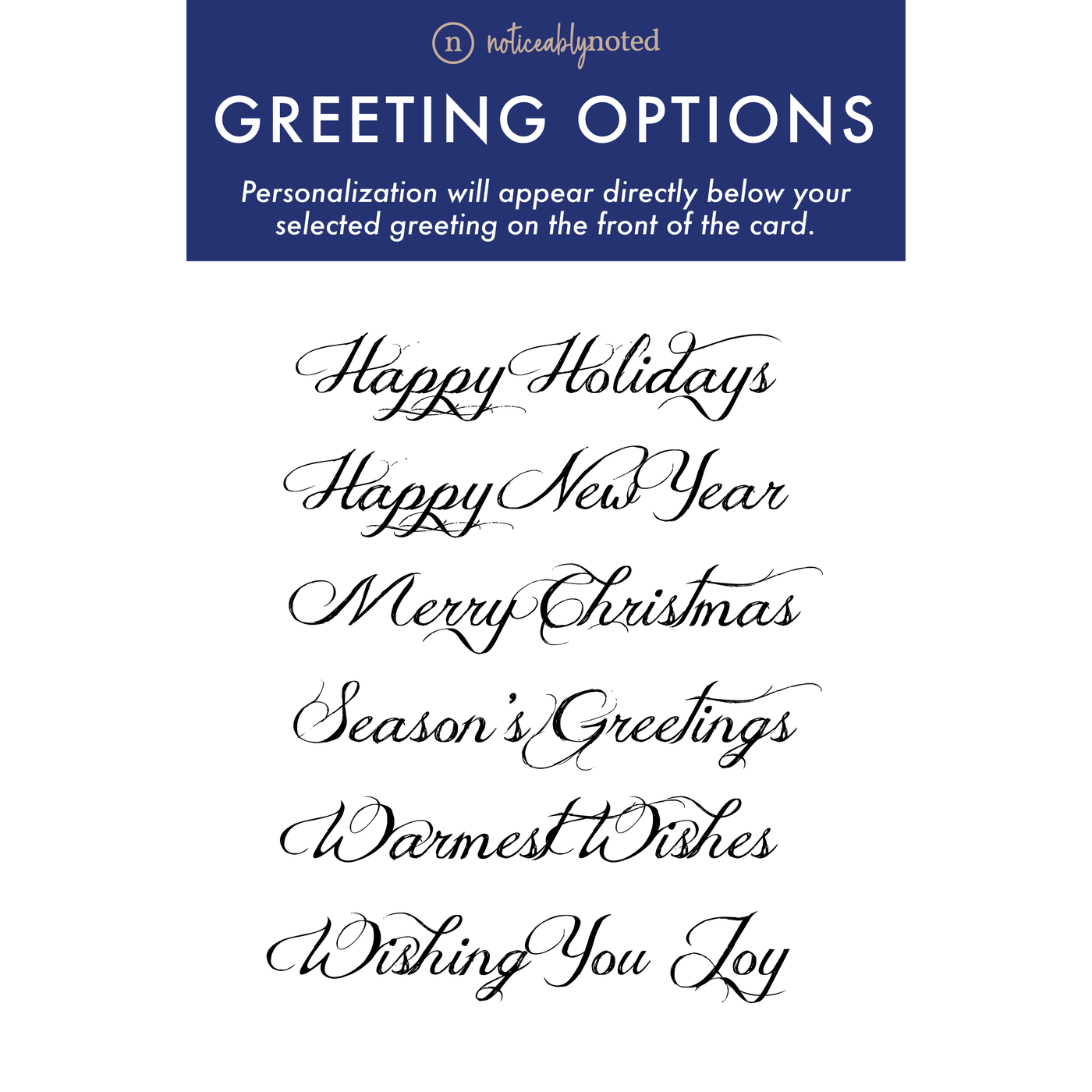 Holiday Phrases | Noticeably Noted