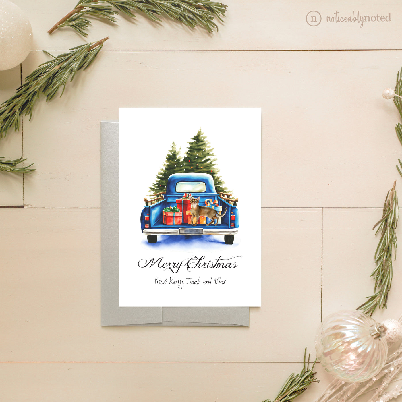 Abyssinian Holiday Greeting Cards | Noticeably Noted