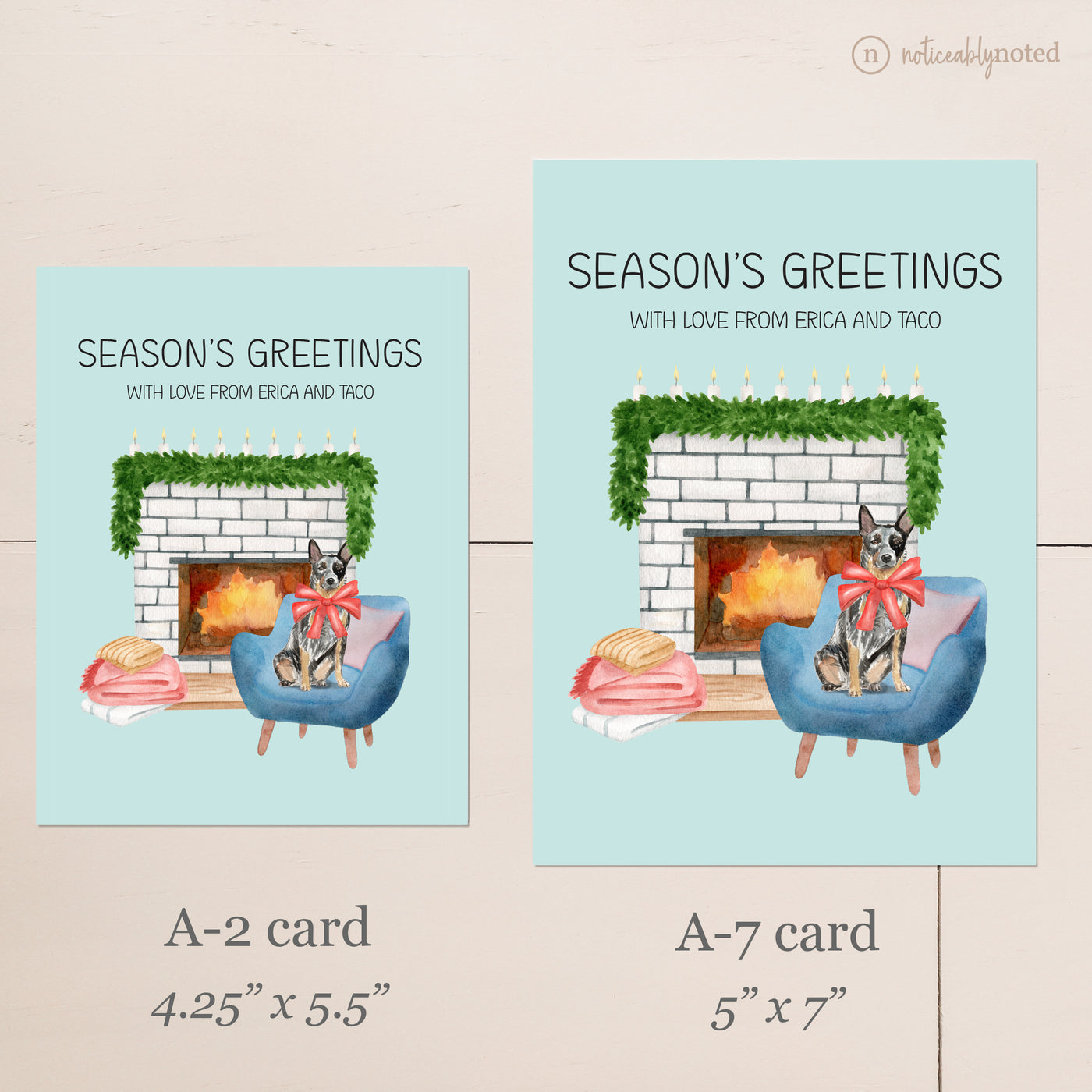 Australian Cattle Dog Christmas Cards