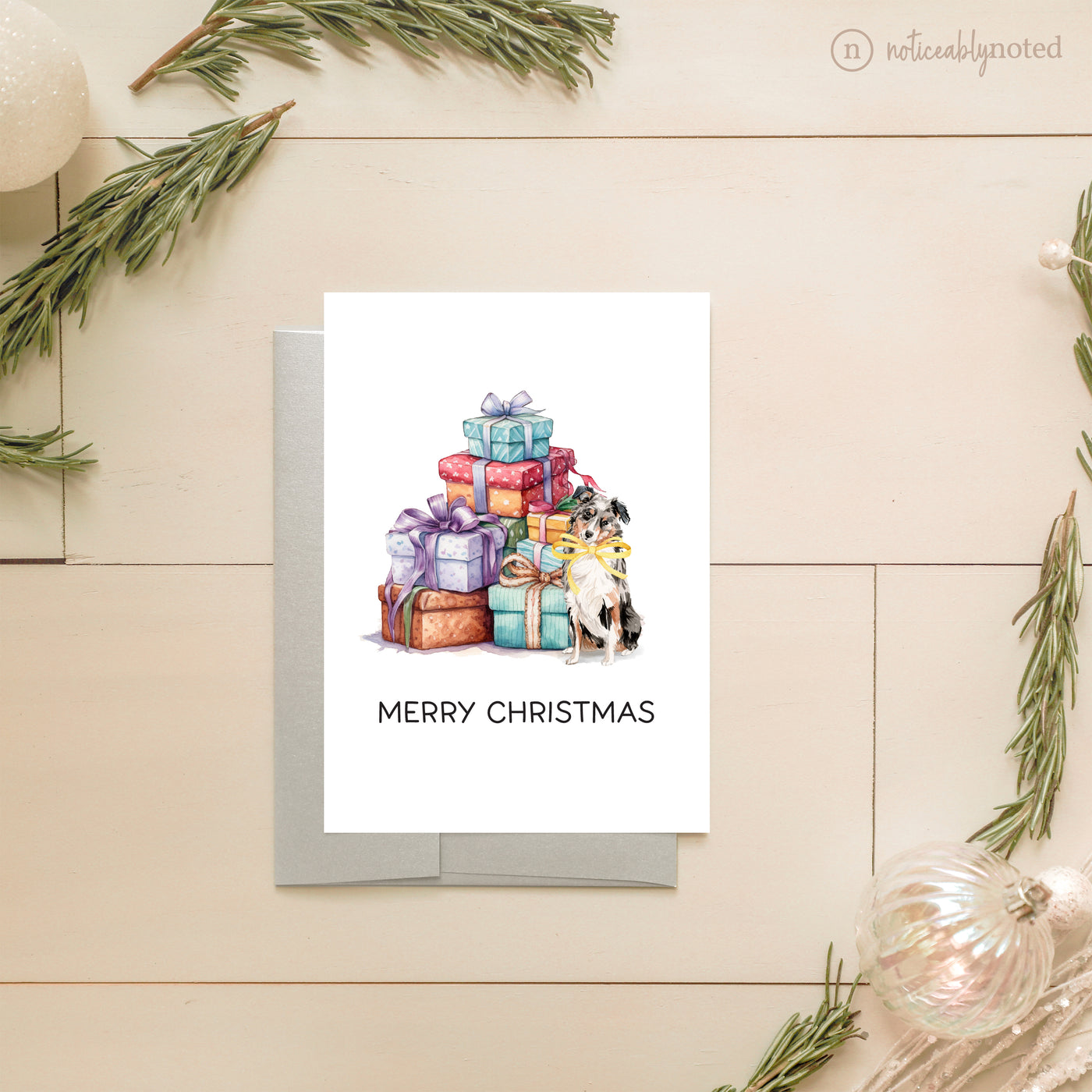 Australian Shepherd Christmas Cards | Noticeably Noted