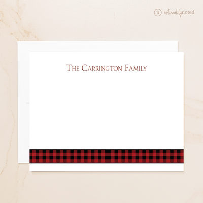 Buffalo Plaid flat cards