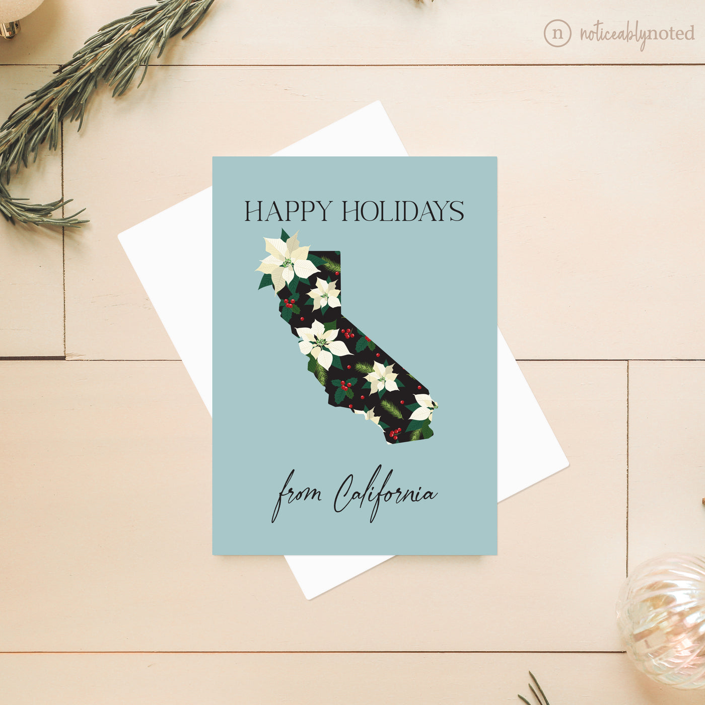 California Christmas Card | Noticeably Noted