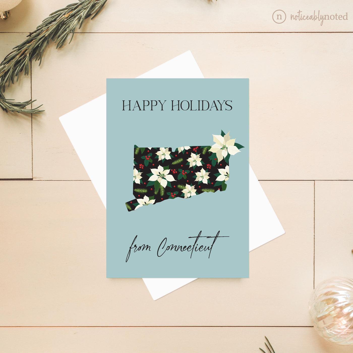 Connecticut Christmas Card | Noticeably Noted