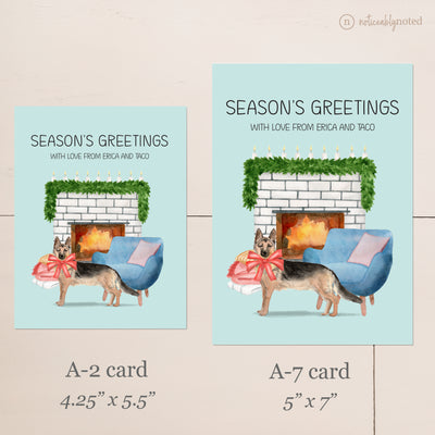 German Shepherd Christmas Cards