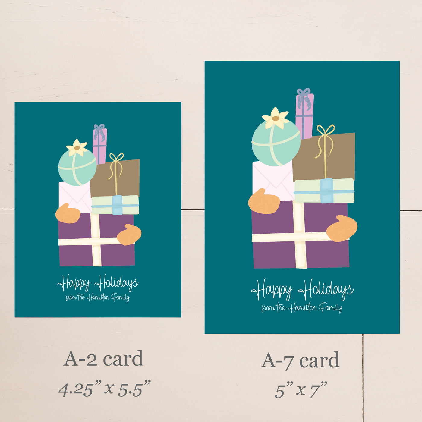 card size comparison