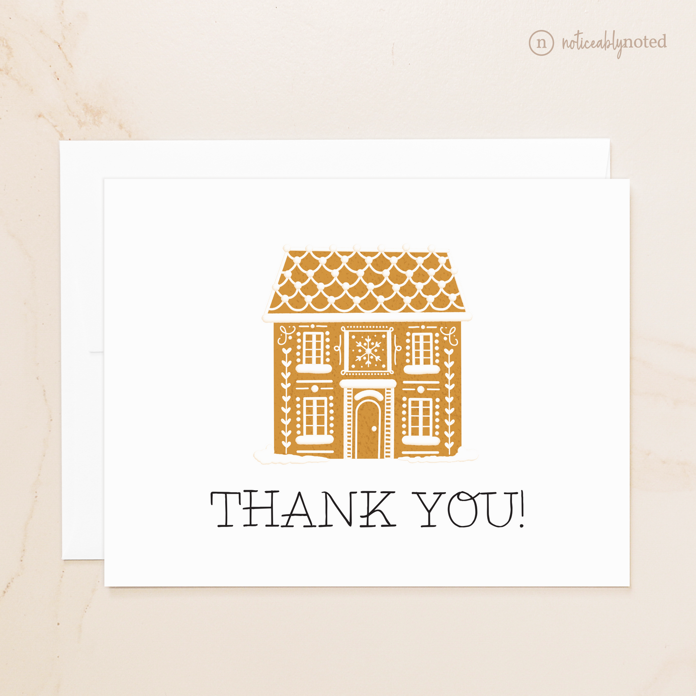 gingerbread thank you cards