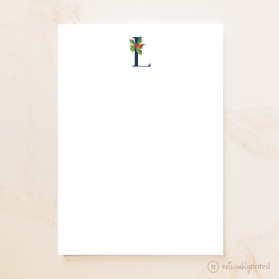 Holly Monogram Notepad