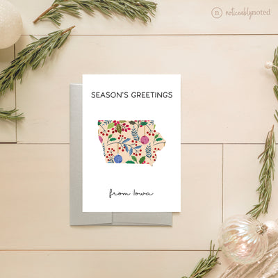 Iowa Holiday Greeting Cards | Noticeably Noted