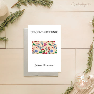 Kansas Holiday Greeting Cards | Noticeably Noted