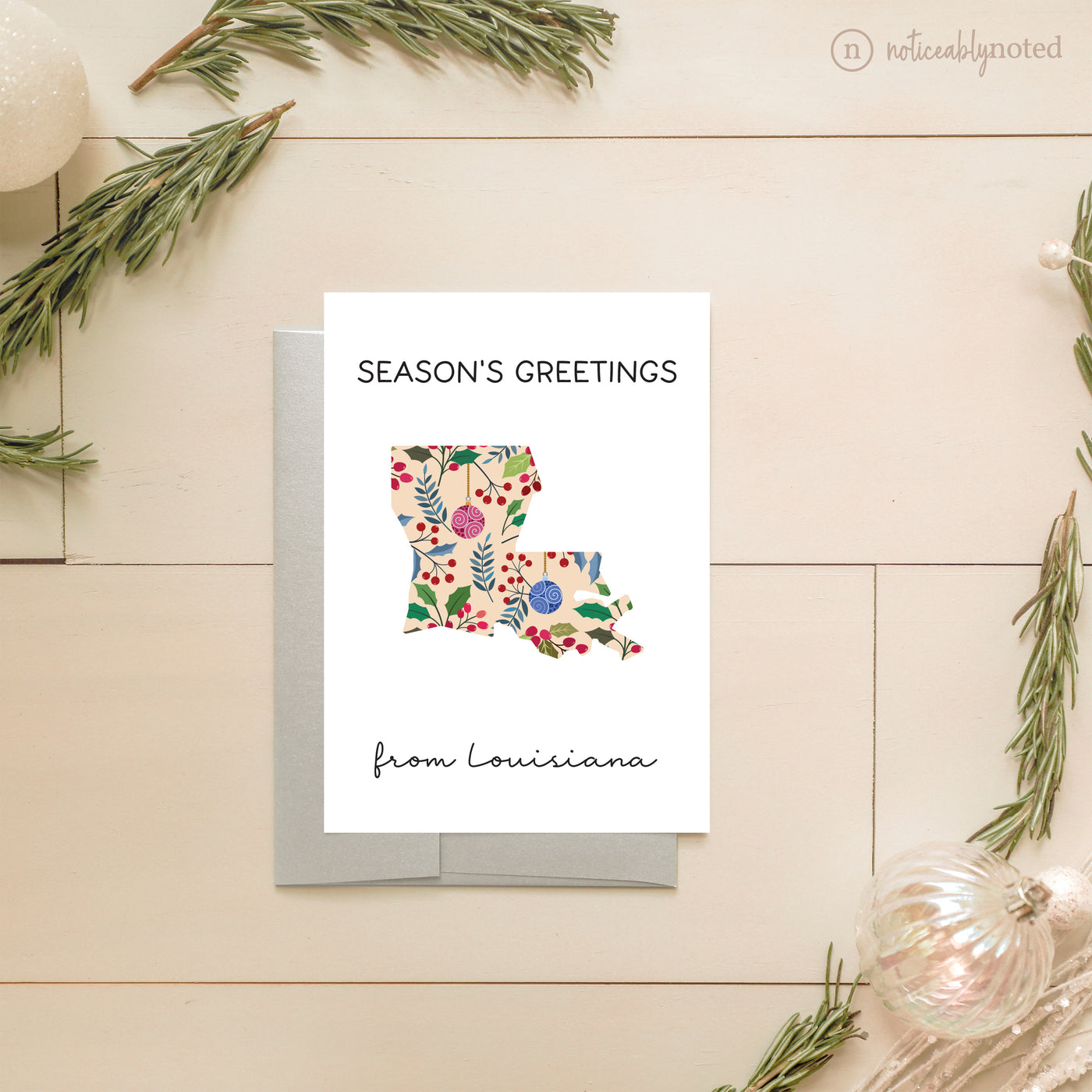 Louisiana Holiday Greeting Cards | Noticeably Noted