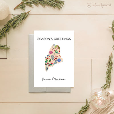 Maine Holiday Greeting Cards | Noticeably Noted