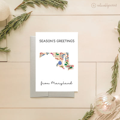 Maryland Holiday Greeting Cards | Noticeably Noted