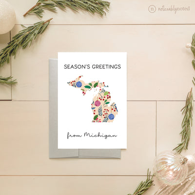 Michigan Holiday Greeting Cards | Noticeably Noted