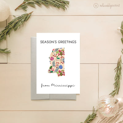 Mississippi Holiday Greeting Cards | Noticeably Noted