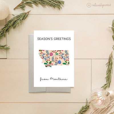 Montana Holiday Greeting Cards | Noticeably Noted