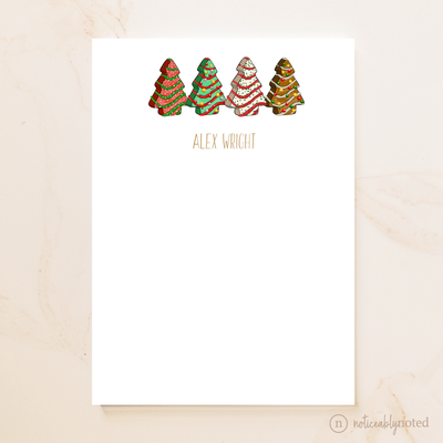 Personalized Tree Cake Notepad | Noticeably Noted