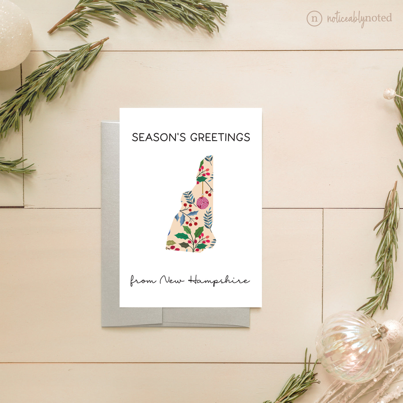 New Hampshire Holiday Greeting Cards | Noticeably Noted