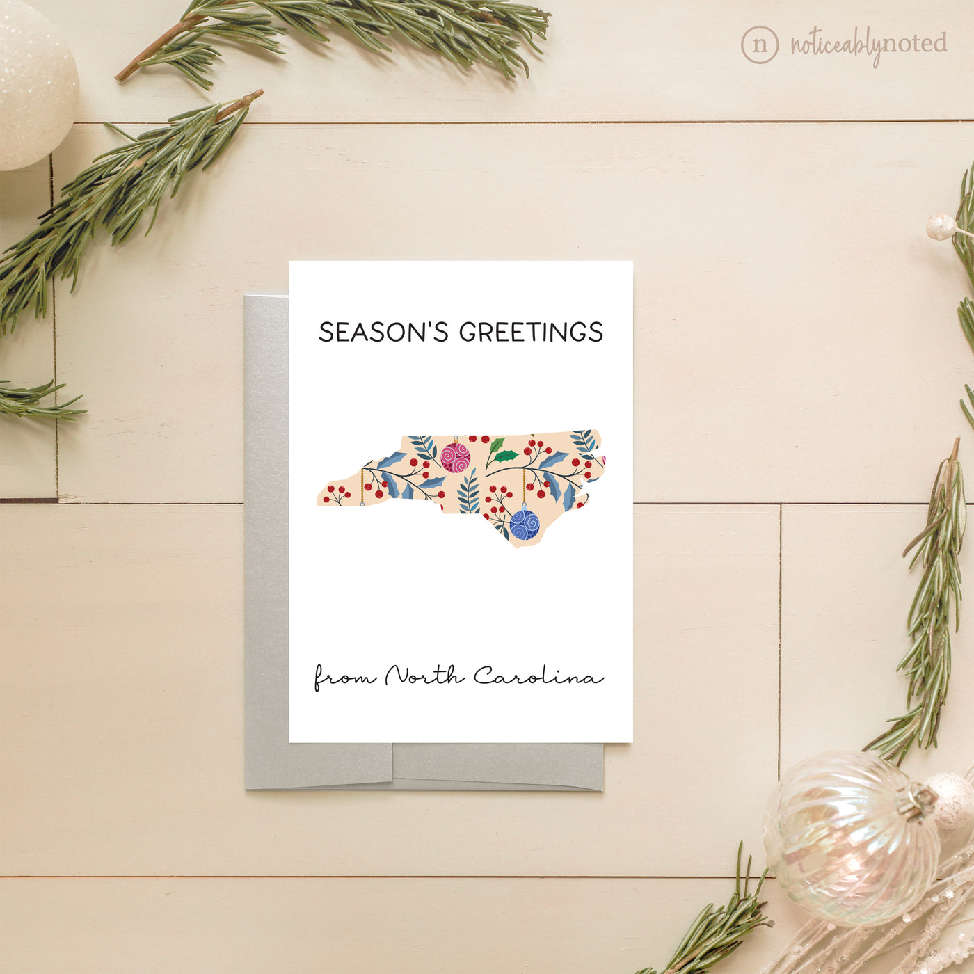 North Carolina Holiday Greeting Cards | Noticeably Noted