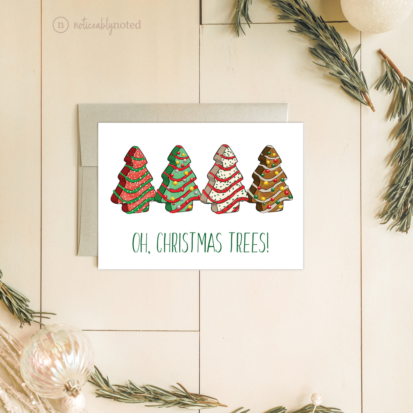 Tree Cake Christmas Cards | Noticeably Noted