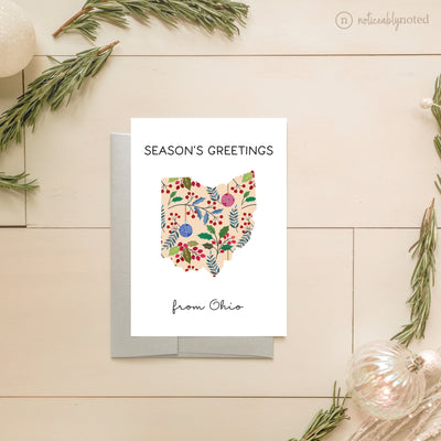 Ohio Holiday Greeting Cards | Noticeably Noted