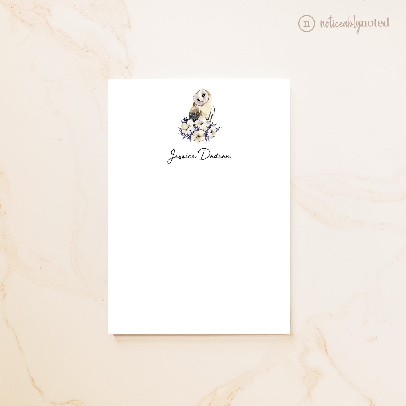 Owl Notepad | Noticeably Noted