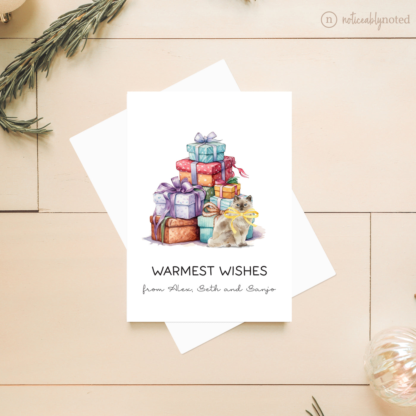 Ragdoll Holiday Greeting Cards | Noticeably Noted