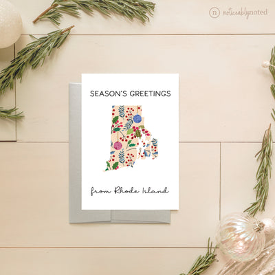 Rhode Island Holiday Greeting Cards | Noticeably Noted