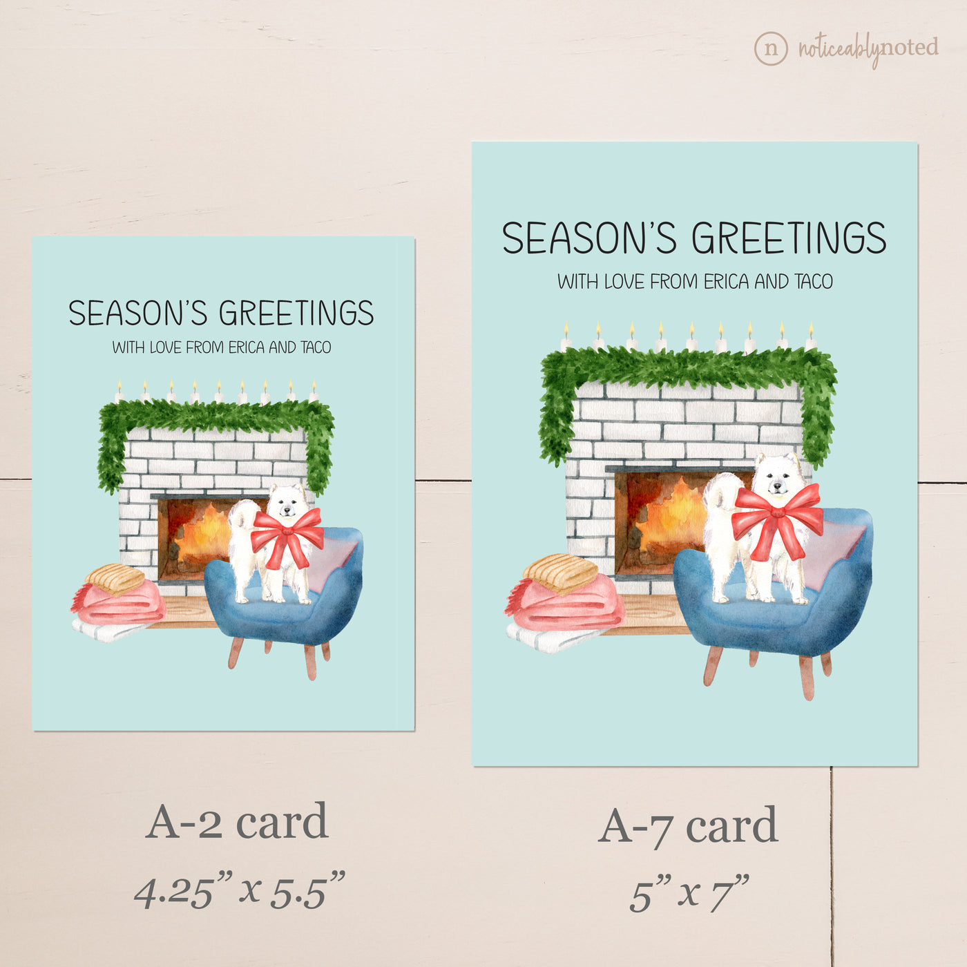 Samoyed Christmas Cards