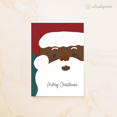 Santa Card on a background