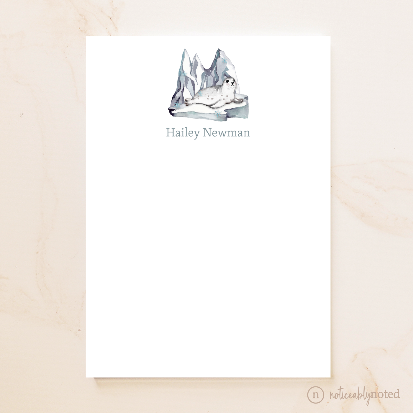 Personalized Seal Notepad | Noticeably Noted