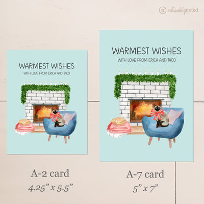 Siamese Cat Christmas Cards