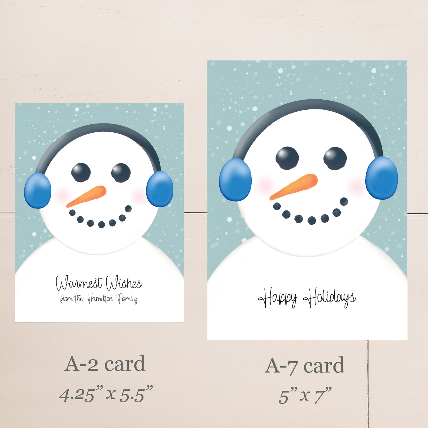 card size comparison