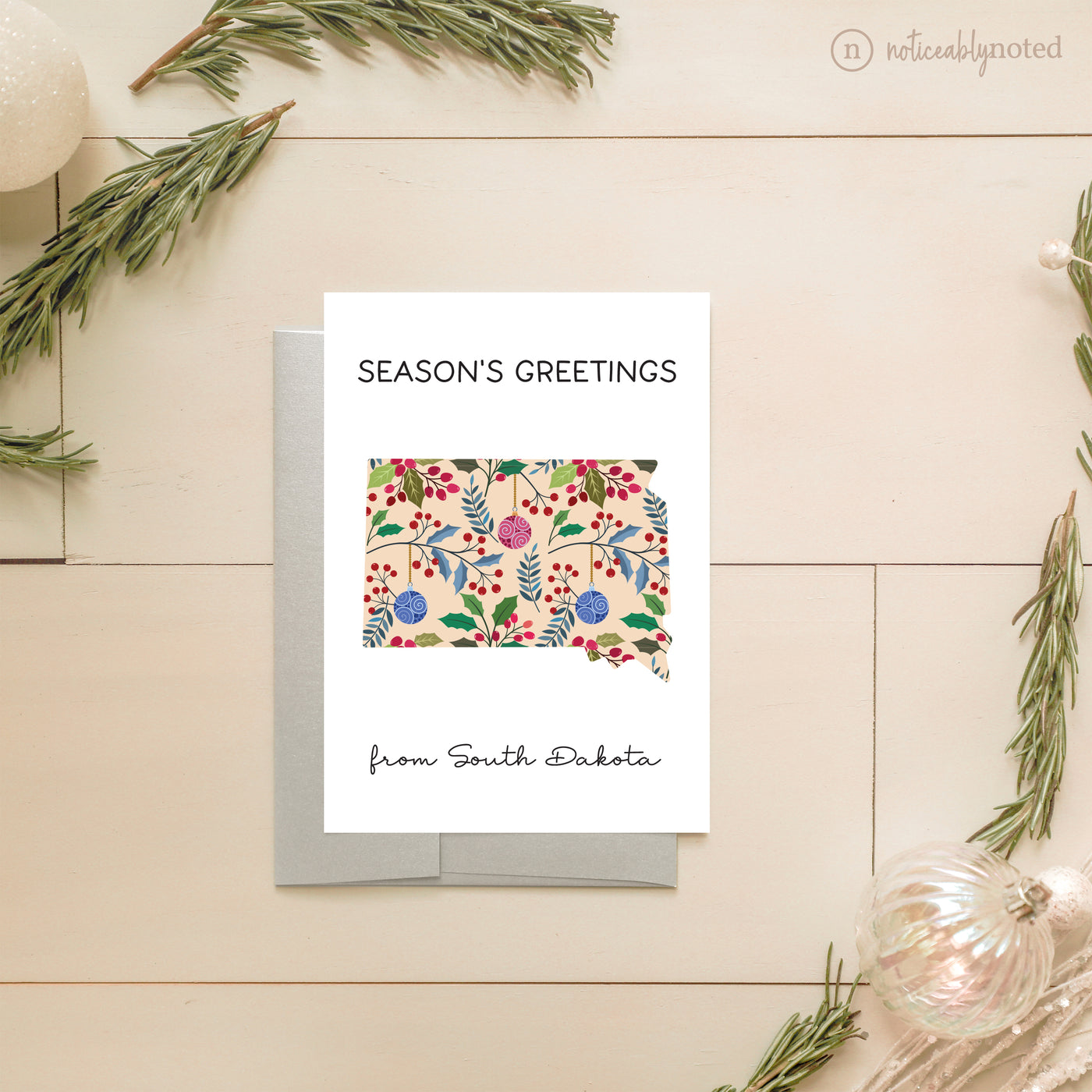 South Dakota Holiday Greeting Cards | Noticeably Noted