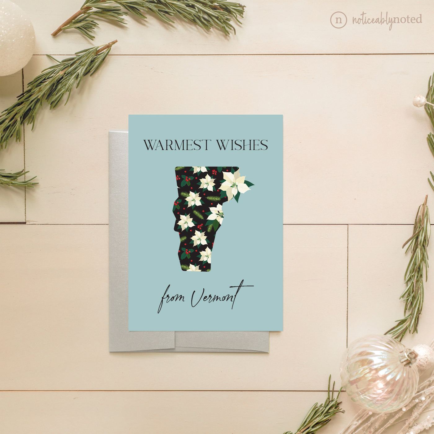 Vermont Holiday Greeting Card | Noticeably Noted